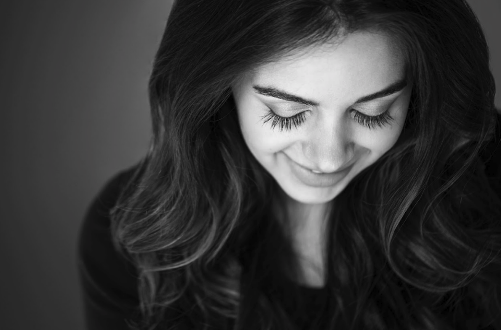 Beautiful woman after her liquid facelift in Palo Alto, CA at L&P Aesthetics