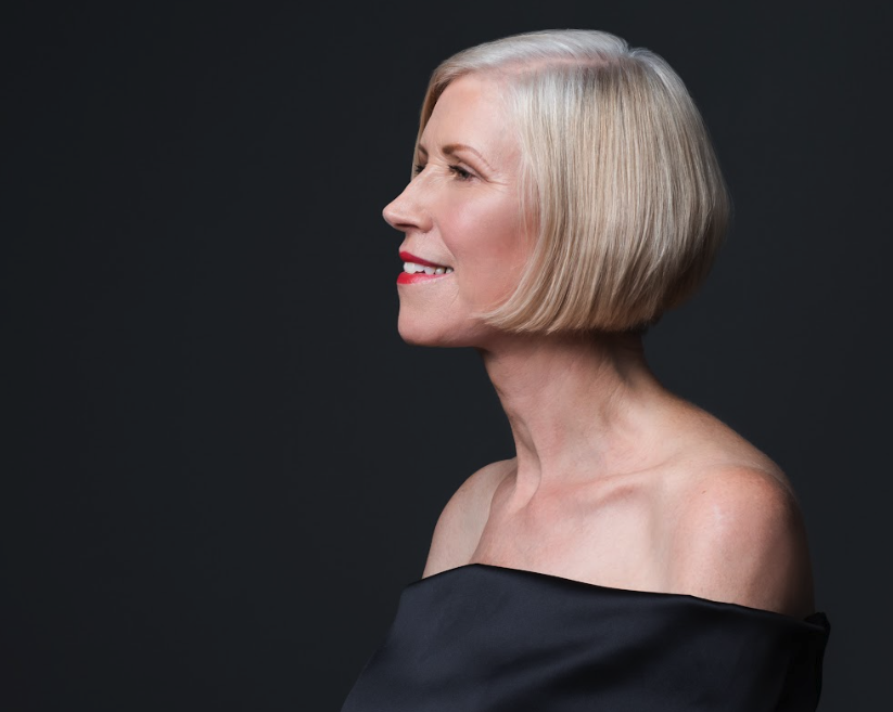 Beautiful aged woman after Facelift treatment