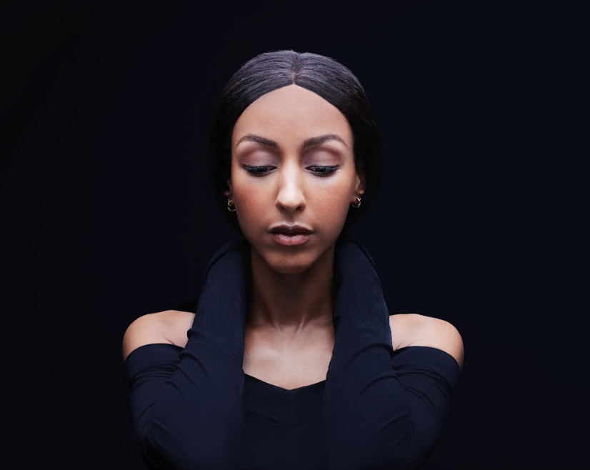 Fashionable woman with makeup